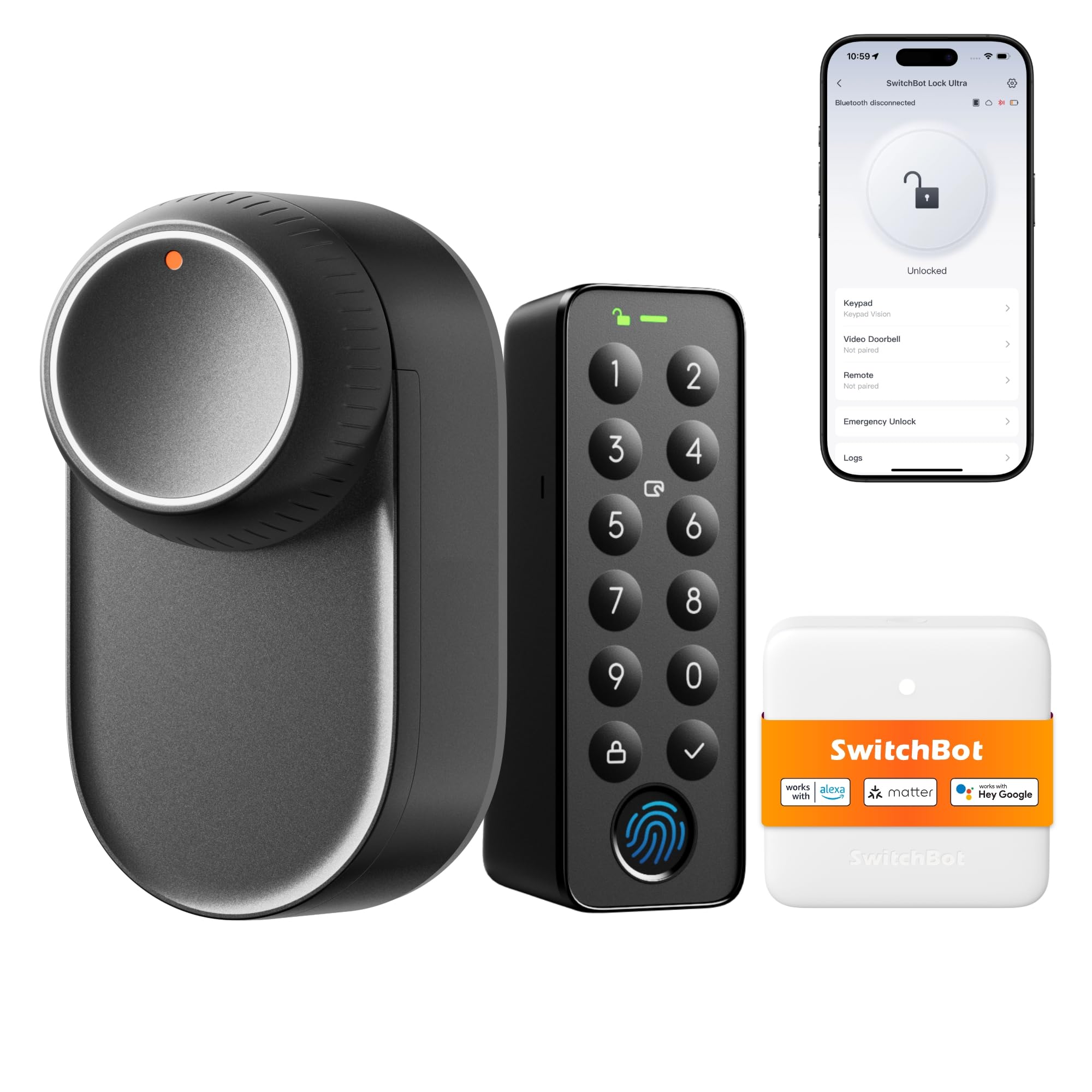 Switchbot WLAN Smart Lock Ultra con Sblocco Impronta