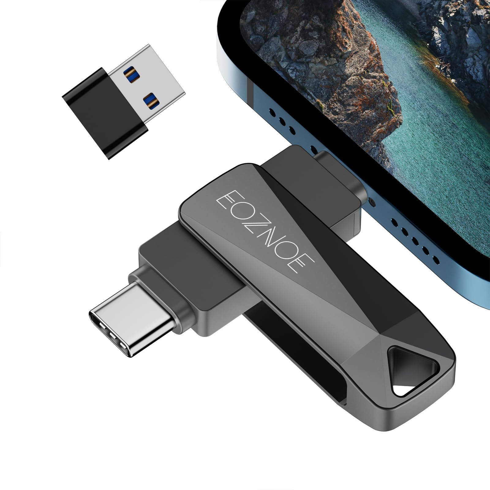 Eoznoe Chiavetta USB 128GB 3 in 1