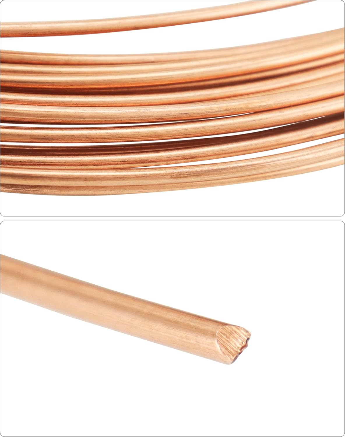 Qwork® Filo di Rame Pure T2 Ø2mm, 10m - immagine 5