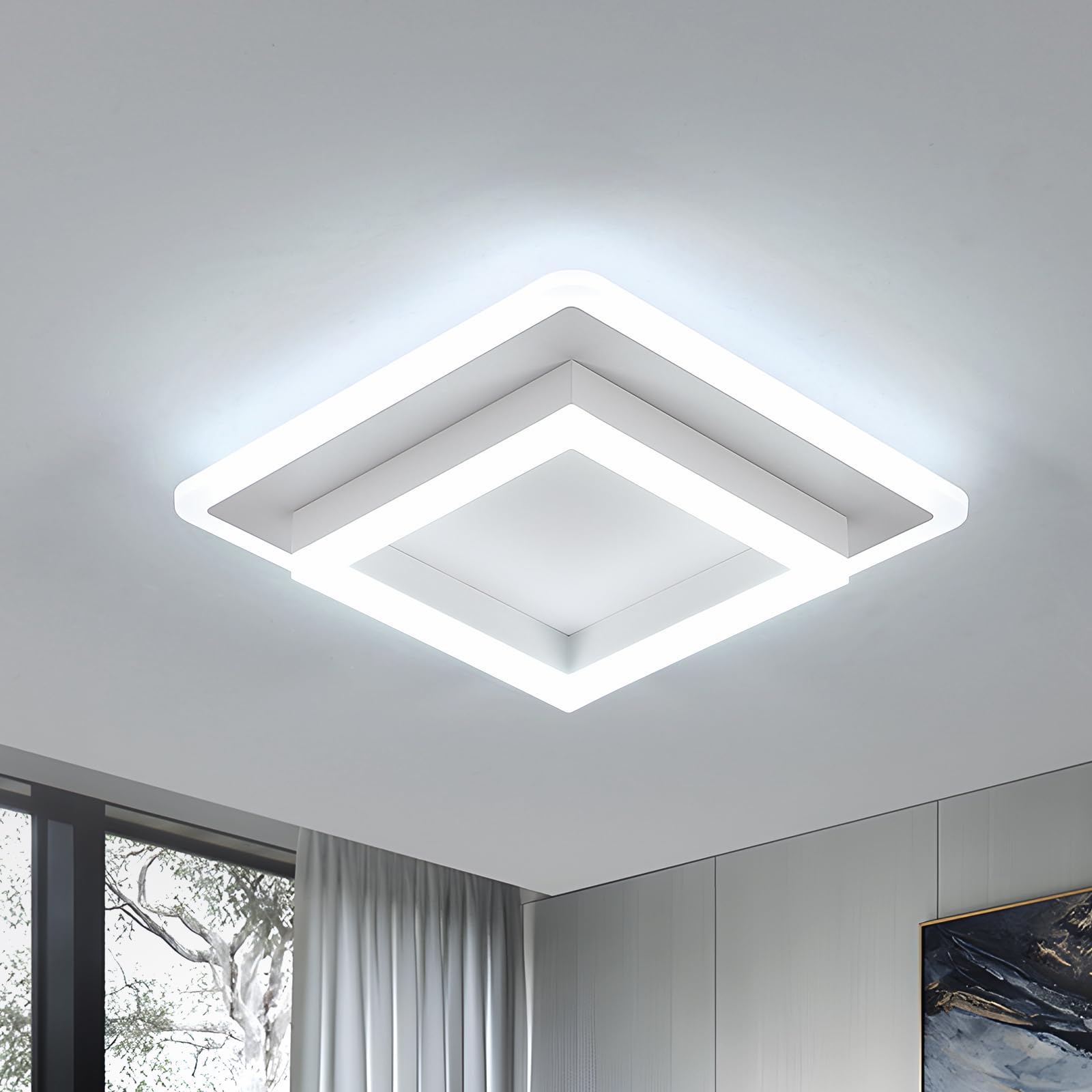 Delipop Plafoniera LED Moderna Quadrata 30W
