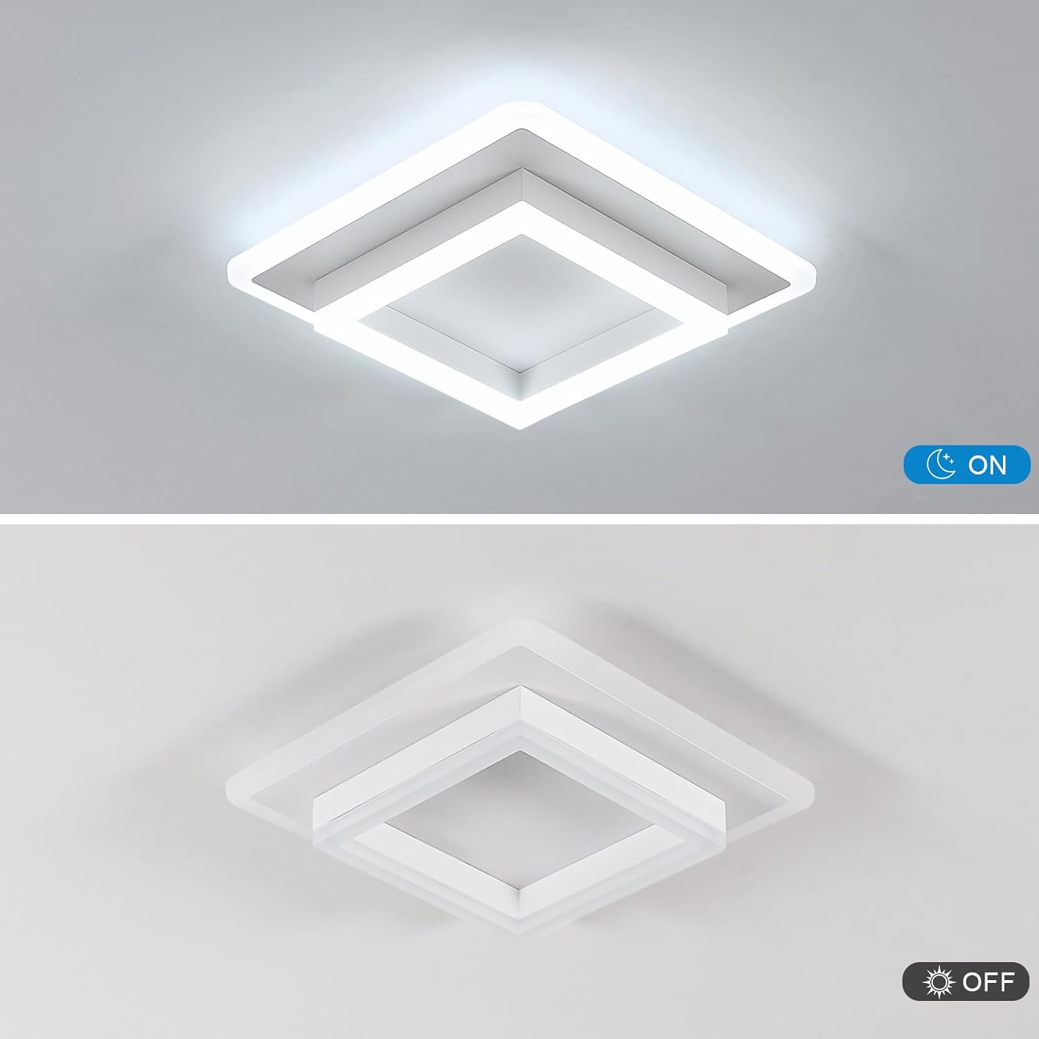 Delipop Plafoniera LED Moderna Quadrata 30W - immagine 5