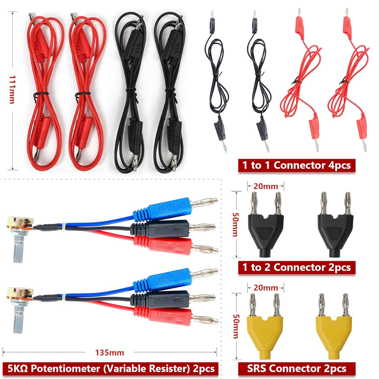 Test Lead 92 Pezzi Kit Multimetro Elettricista - immagine 4