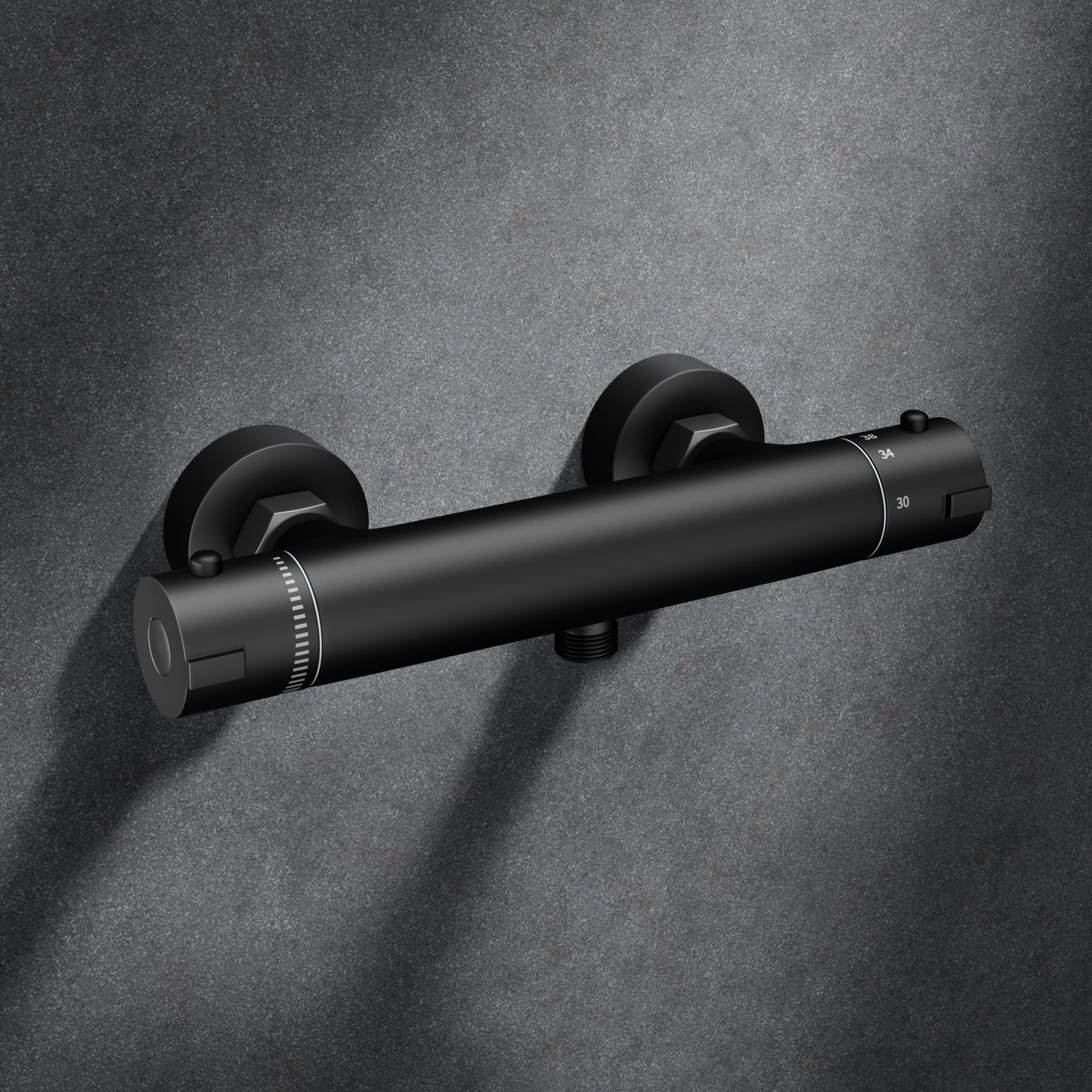 Morado Miscelatore Doccia Termostatico Nero