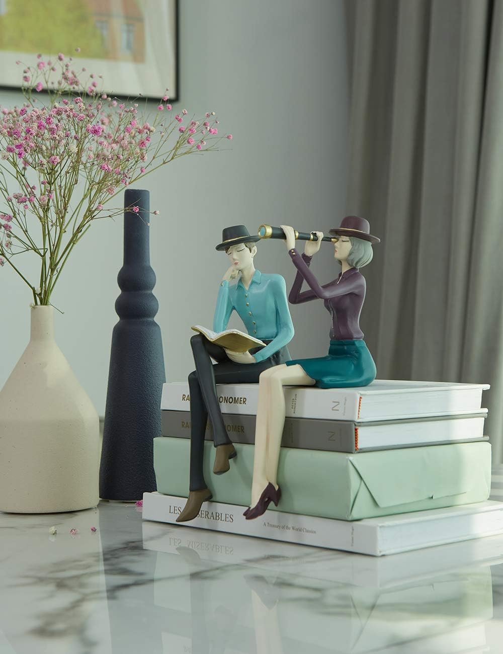 Amoy-Art Scultura Donna Moderna Resina 22cm - immagine 5