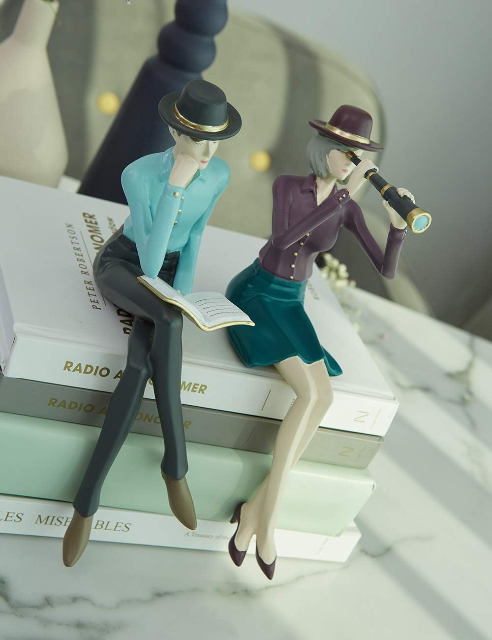 Amoy-Art Scultura Donna Moderna Resina 22cm - immagine 7