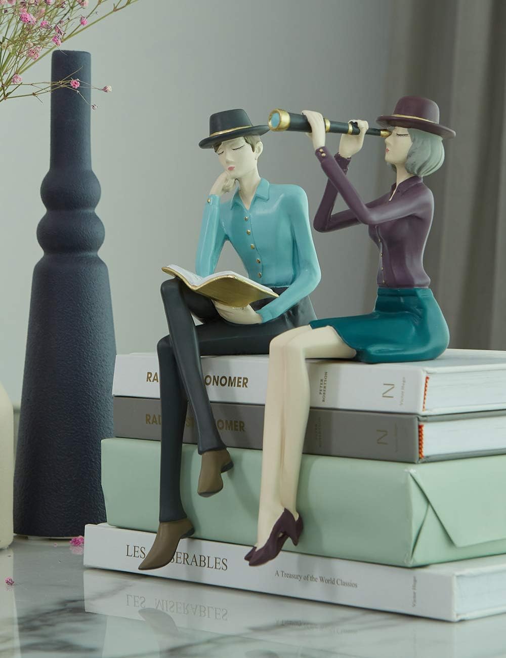 Amoy-Art Scultura Donna Moderna Resina 22cm - immagine 8