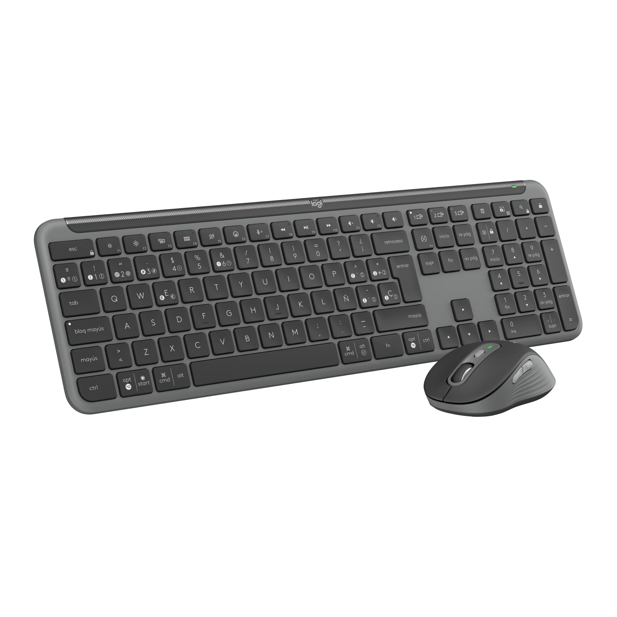 Logitech Signature Slim MK950 - Kit Mouse e Tastiera Wireless