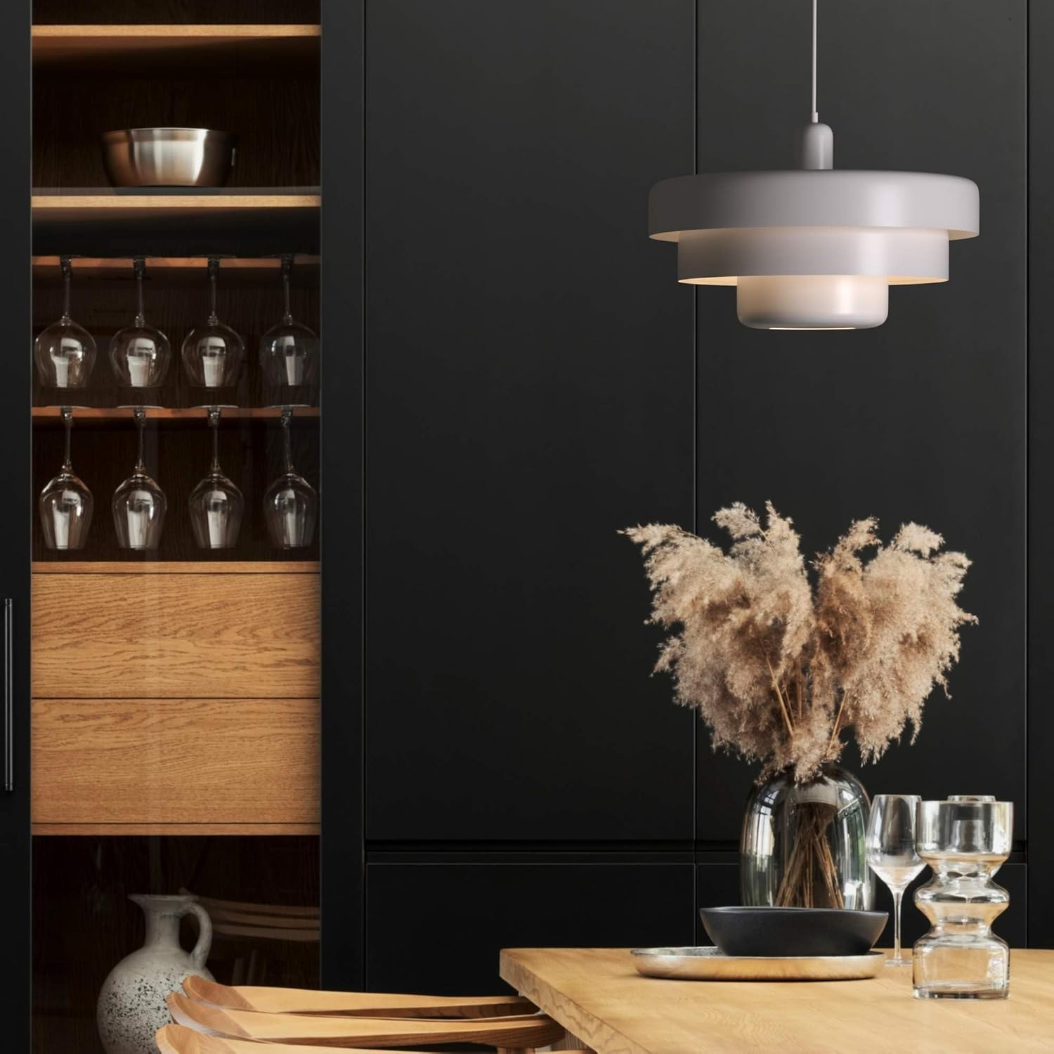 Lampada a Sospensione MACARRON Stile Bauhaus E27 - immagine 2