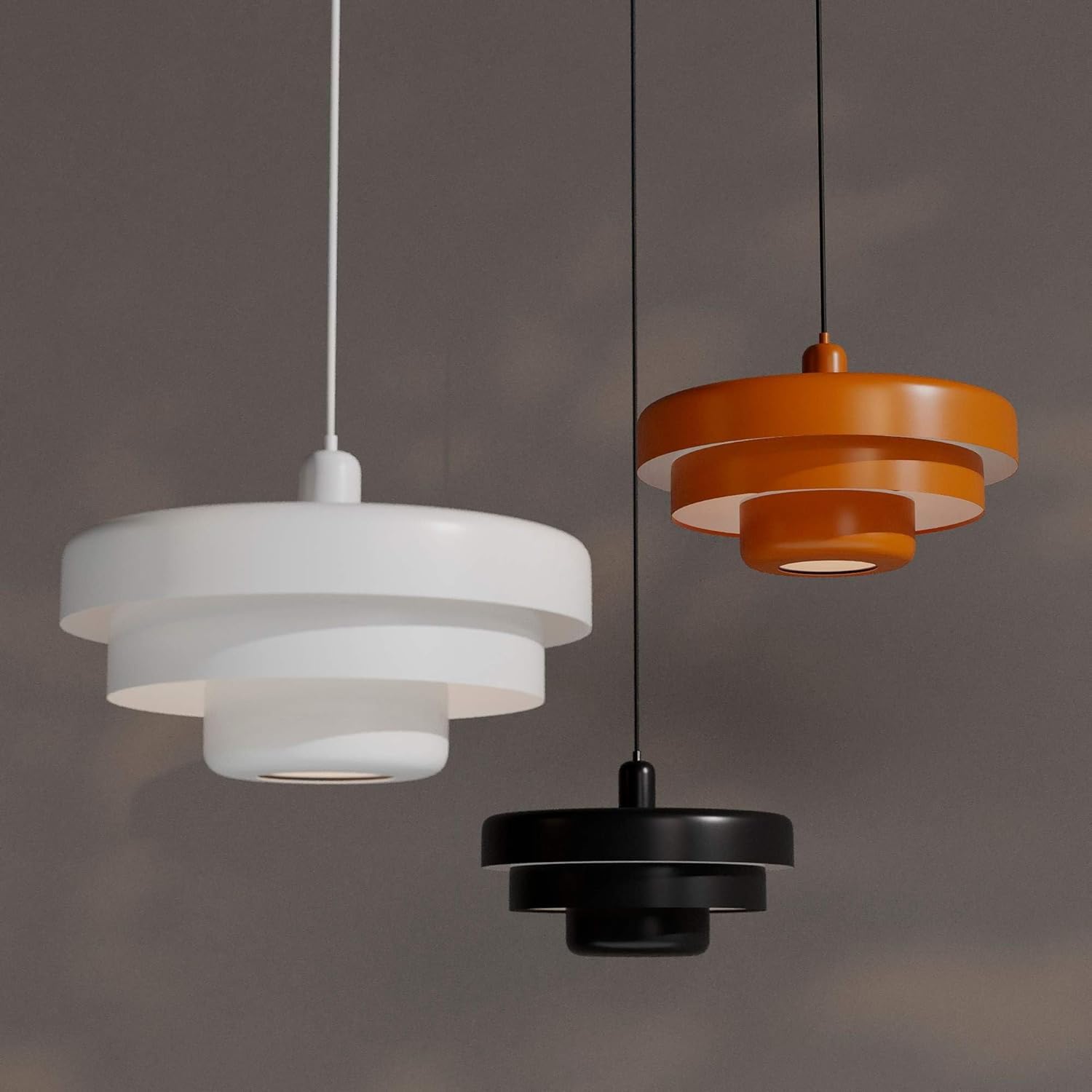 Lampada a Sospensione MACARRON Stile Bauhaus E27 - immagine 4