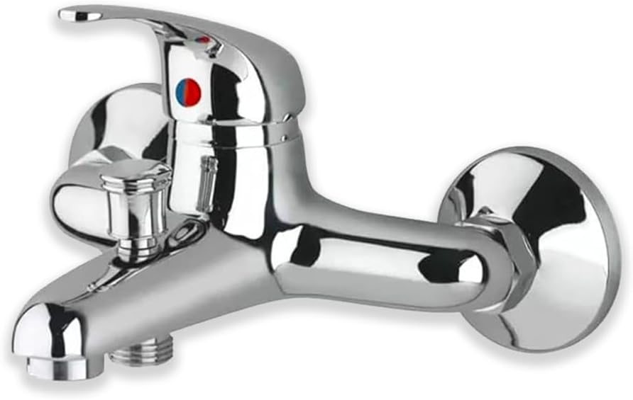 Rubinetto Miscelatore Cromato per Vasca da Bagno - immagine 1