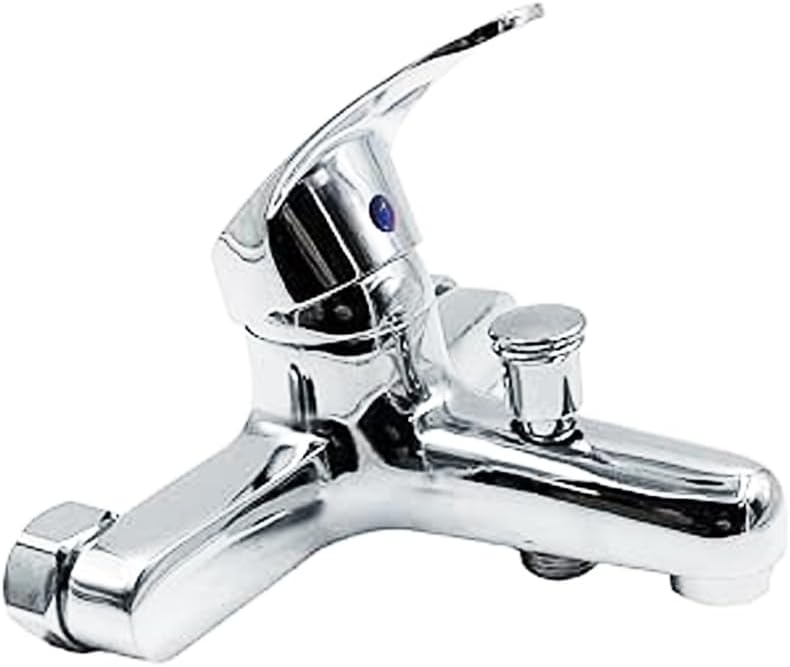 Rubinetto Miscelatore Cromato per Vasca da Bagno - immagine 2