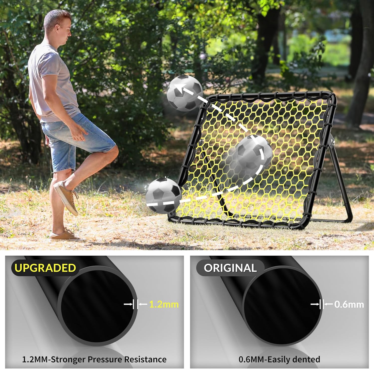 Happy Jump - Rete da Rimbalzo per Allenamento Calcio - immagine 4