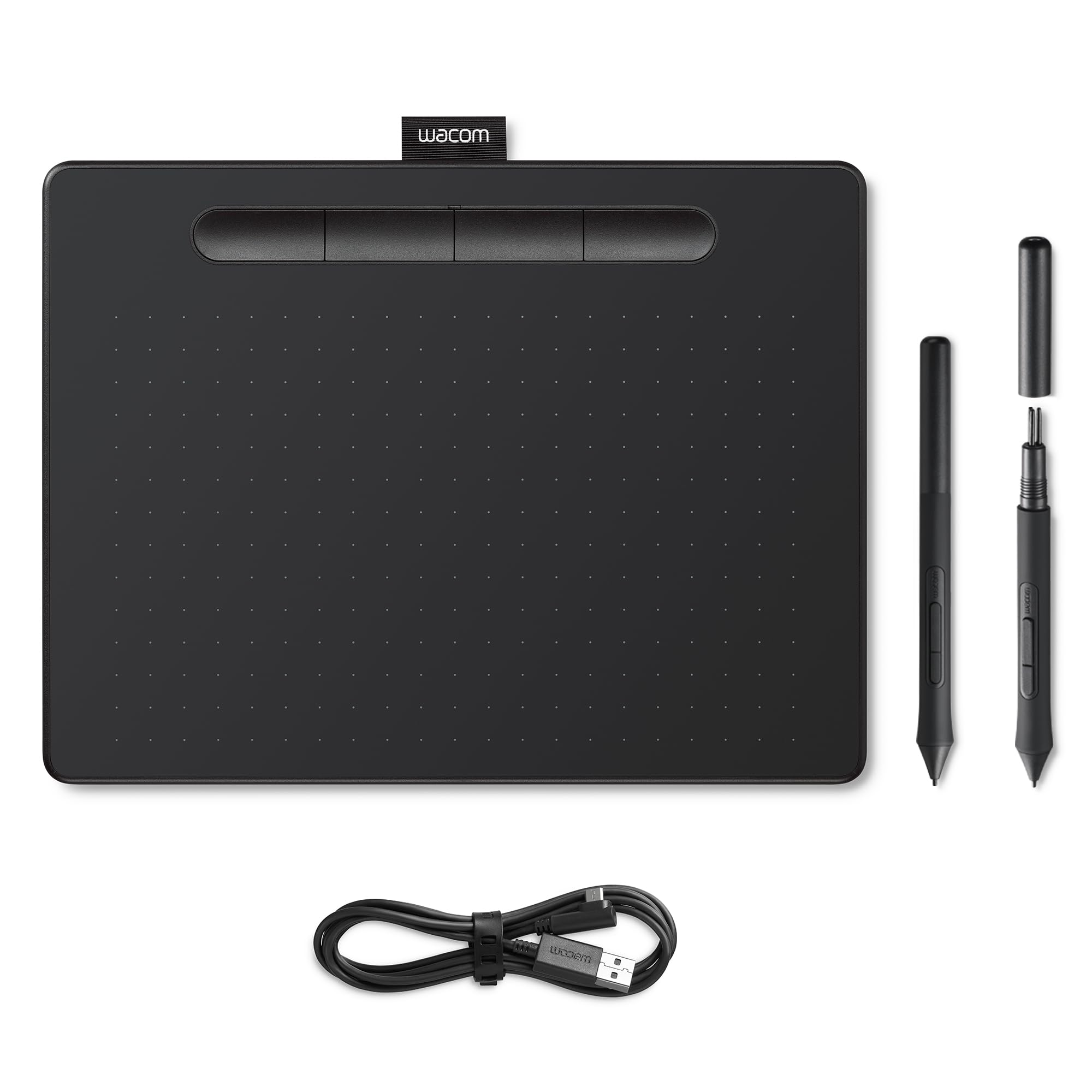 Wacom Intuos Medium - Tavoletta Grafica Portatile, Nero
