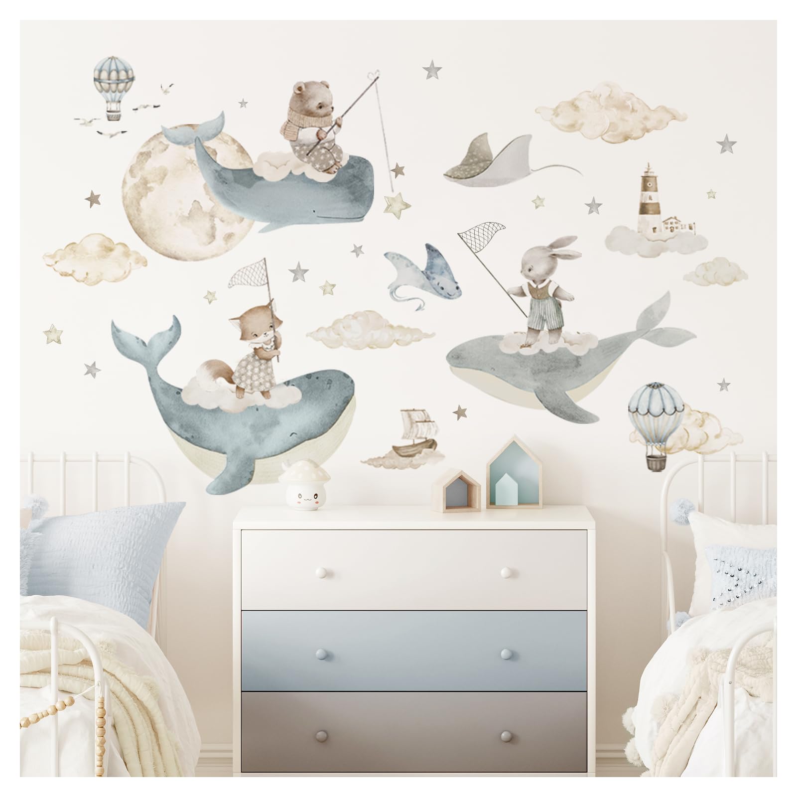 Graz Design DK1138-05 - Adesivo da Parete Animali Marini