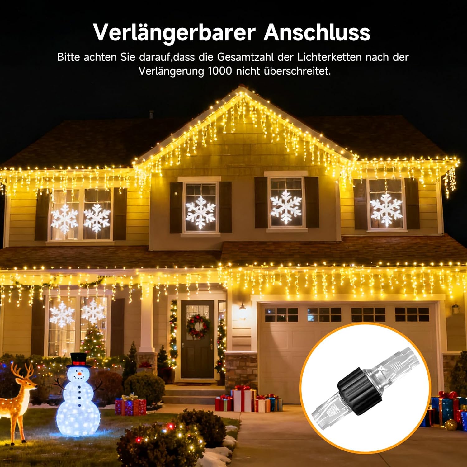 Wowdsgn Catena Luminosa LED Esterni 20m 605 LED - immagine 5