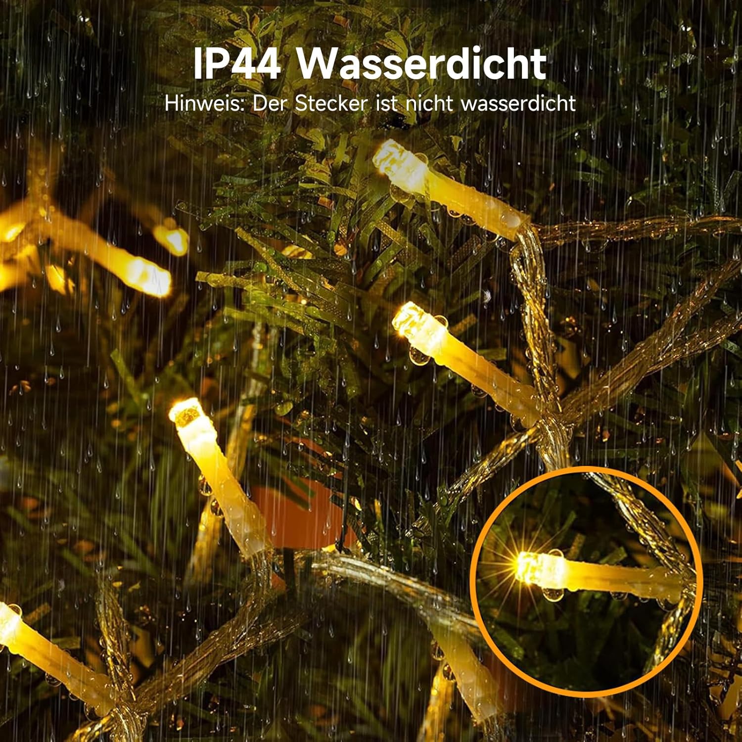 Wowdsgn Catena Luminosa LED Esterni 20m 605 LED - immagine 6