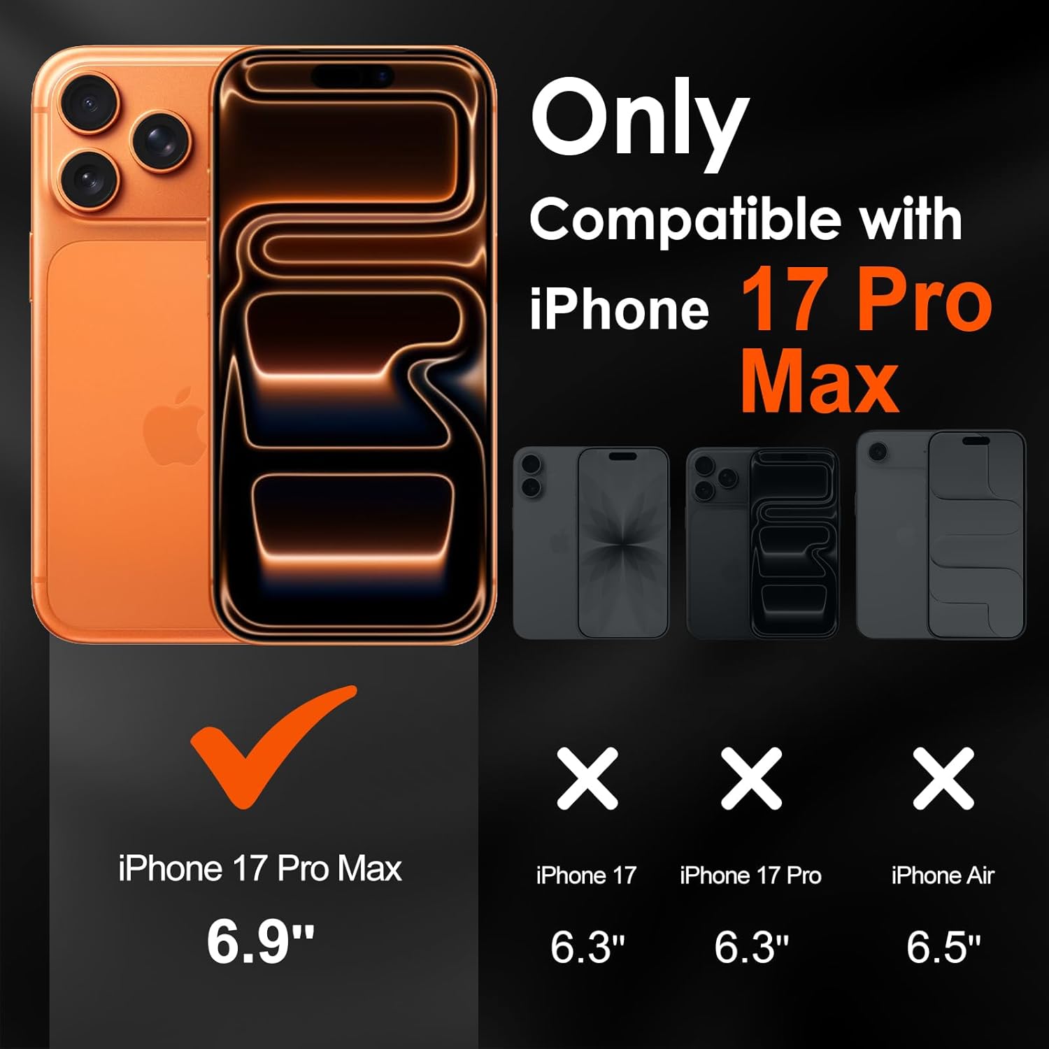 Ivoler 4 Pezzi Pellicola Fotocamera per iPhone 17 Pro Max - immagine 2