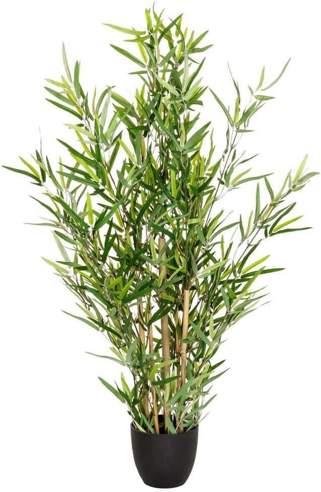 Pianta Artificiale Mini Bamboo 100 cm, Verde - immagine 1