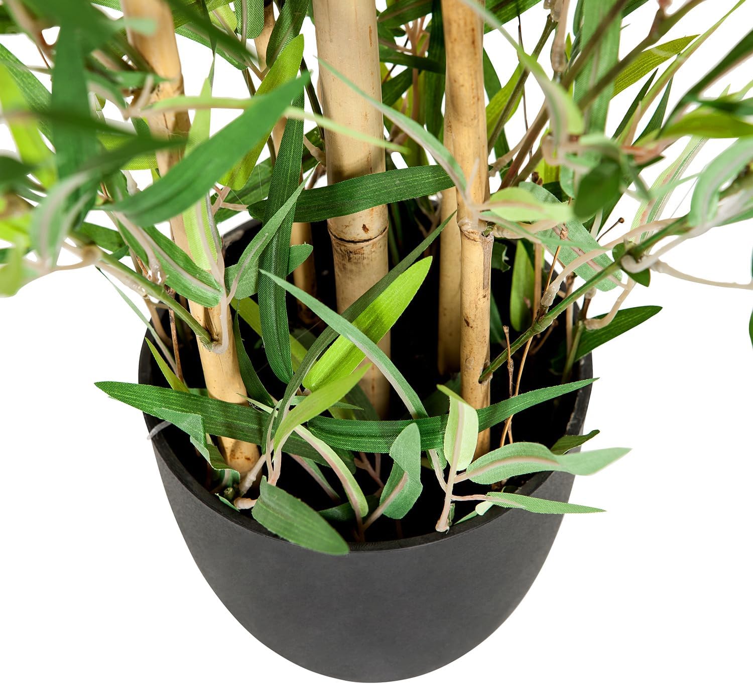 Pianta Artificiale Mini Bamboo 100 cm, Verde - immagine 5