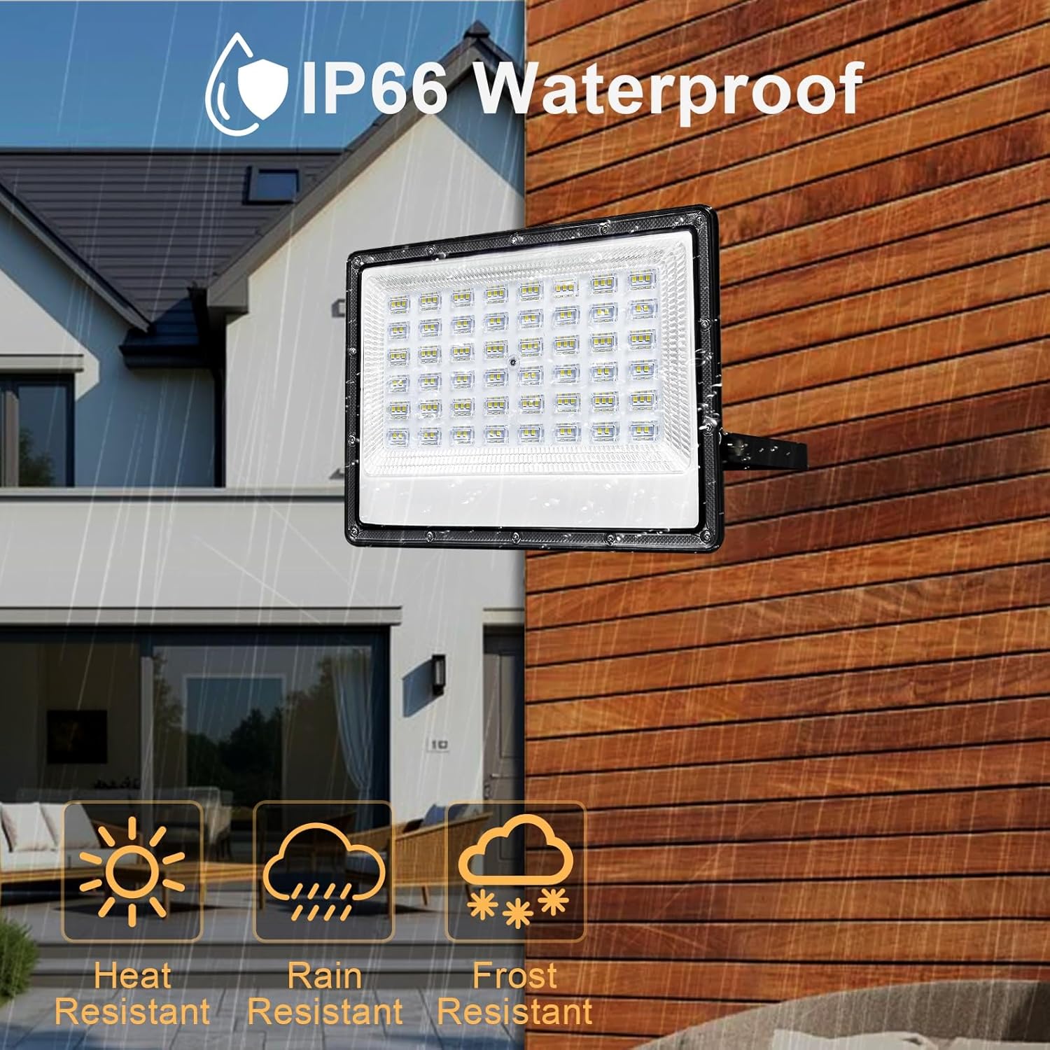 Createstar Faretto LED da Esterno 100W (2 Pezzi) - immagine 5