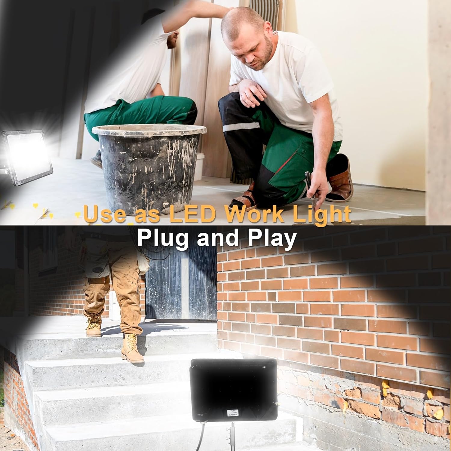 Createstar Faretto LED da Esterno 100W (2 Pezzi) - immagine 7