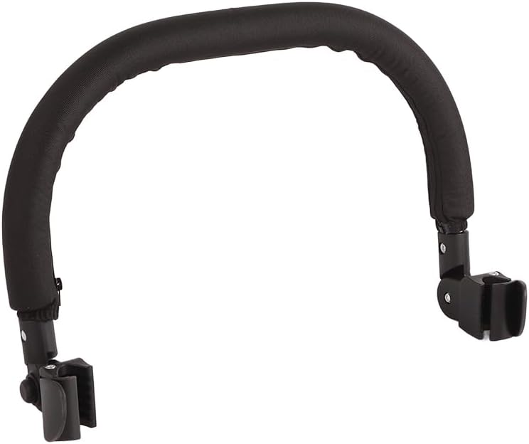 Barra Paraurti Universale Regolabile per Passeggino, Nera - immagine 2