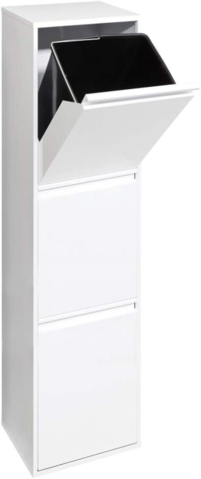 Arregui Basic CR301-B Pattumiera Differenziata 51L, Bianca - immagine 1