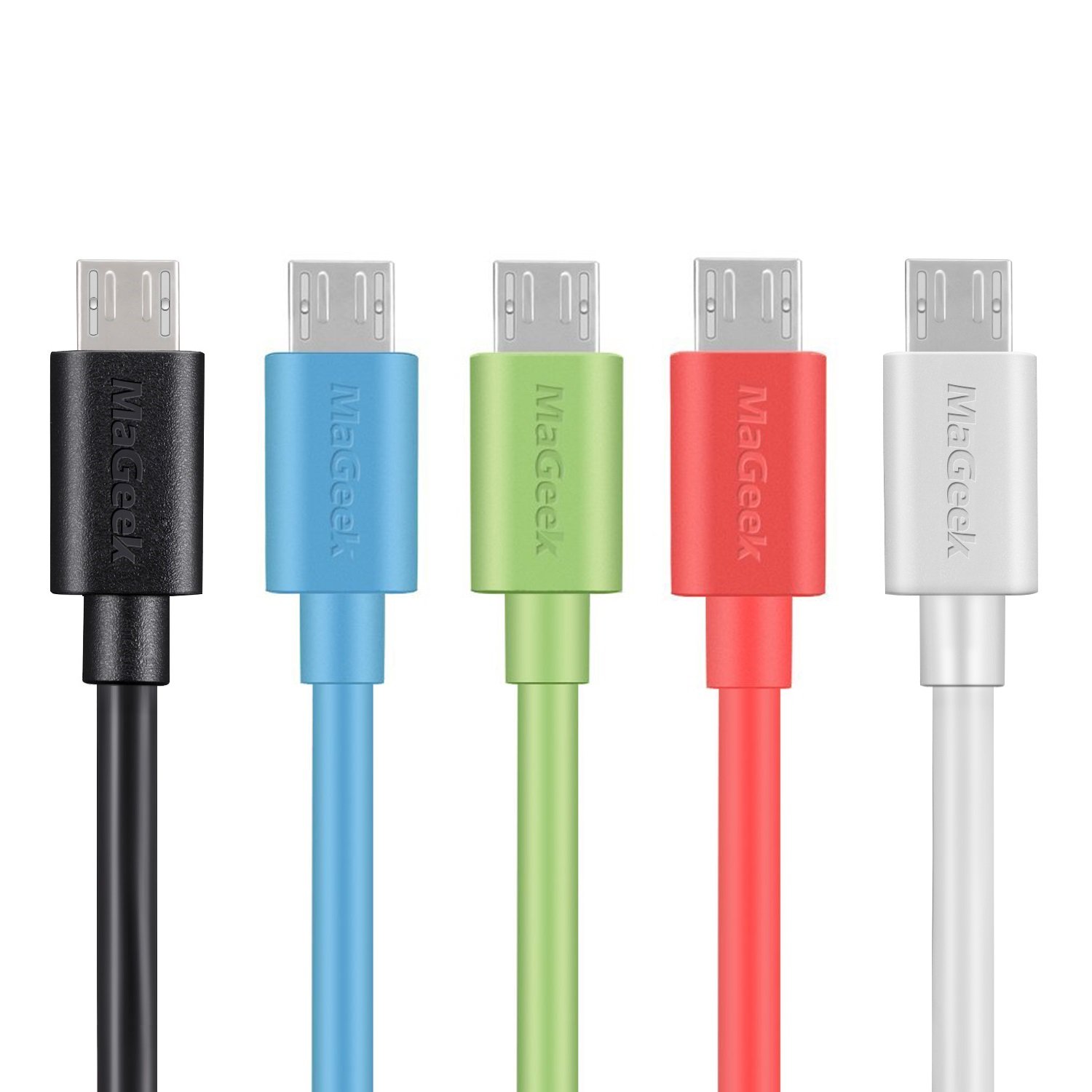 Mageek Cavo Micro USB 1,0m Alta Velocità (5 Pezzi)