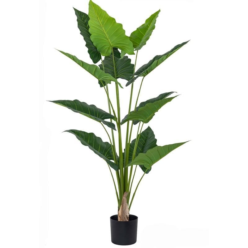 Pianta Artificiale Alocasia in Verde 170x60x60cm