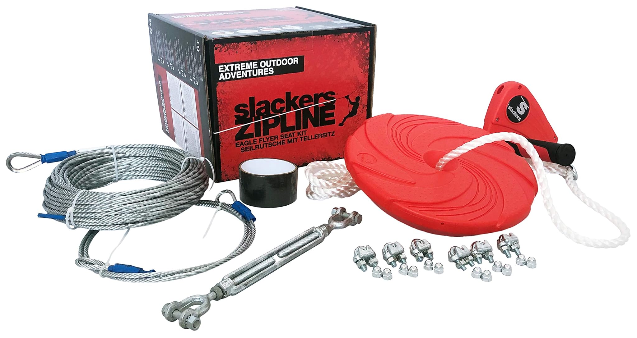 Slackers Zipline Eagle 30m - Teleferica da Giardino