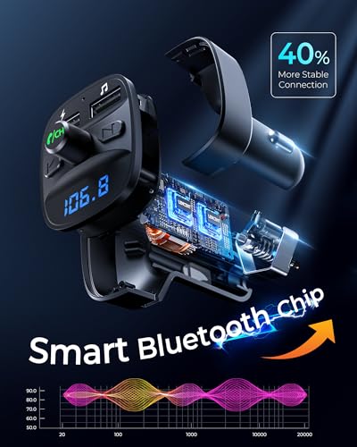 Lencent Trasmettitore FM Bluetooth per Auto - immagine 3