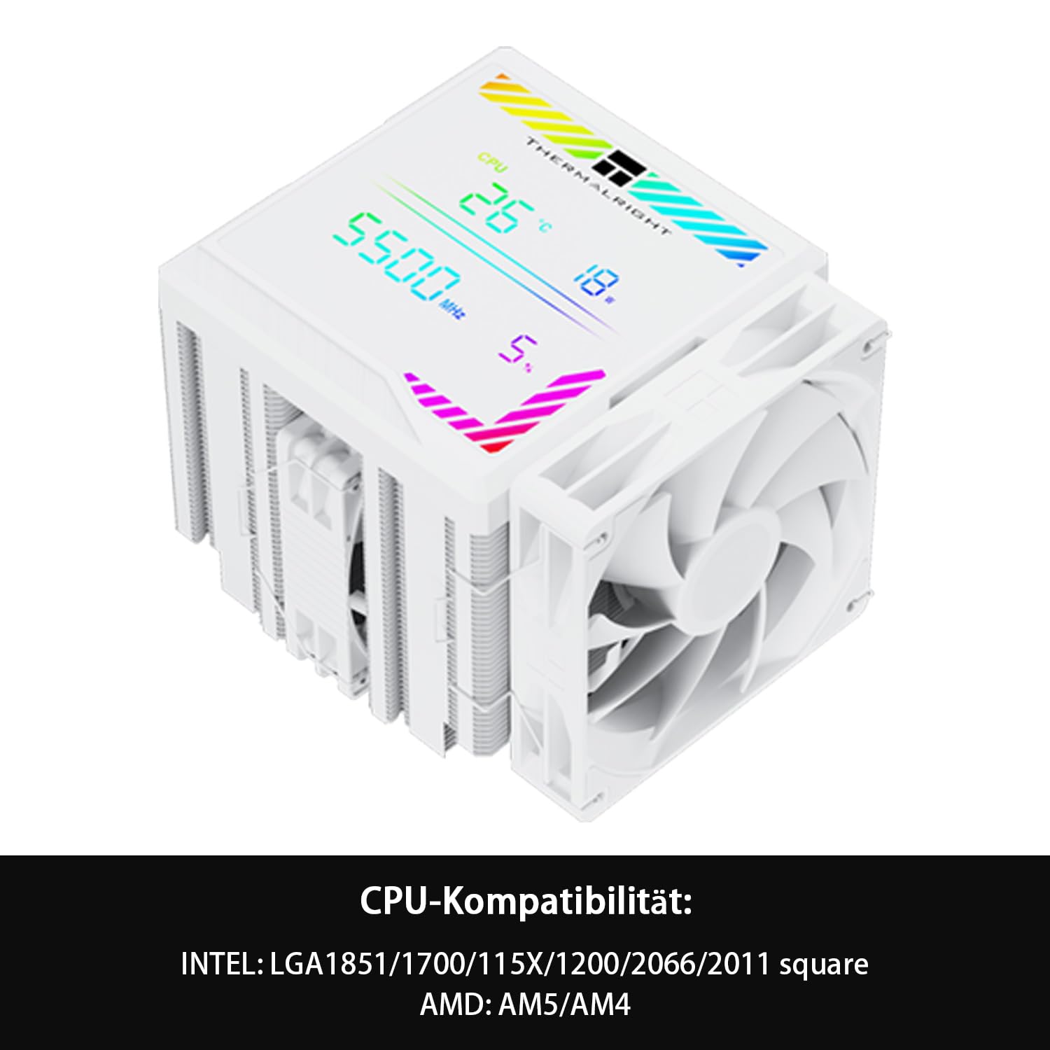 Thermalright Peerless Assassin 140 Digital White CPU Cooler - immagine 2