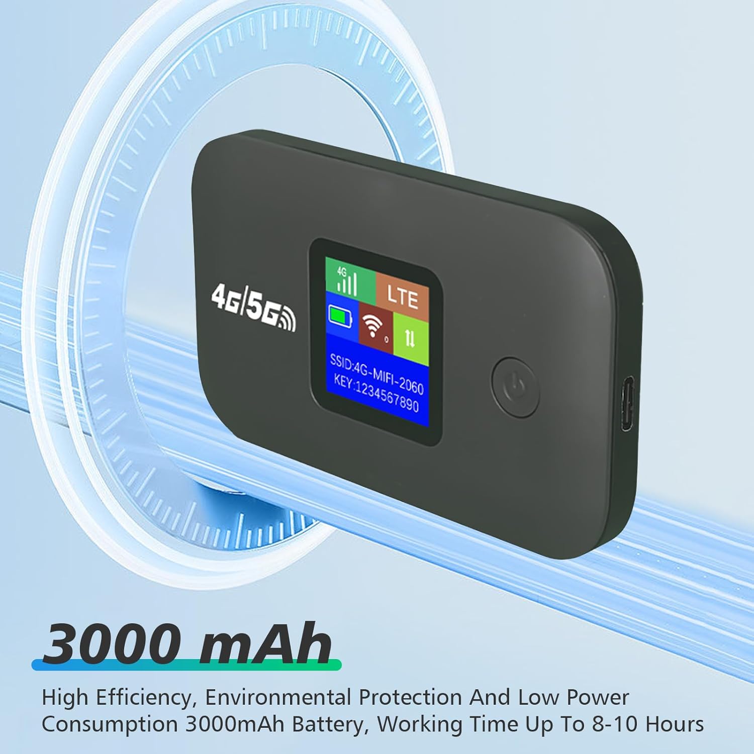 Router Mobile WiFi 4G LTE Portatile 3000mAh - immagine 2