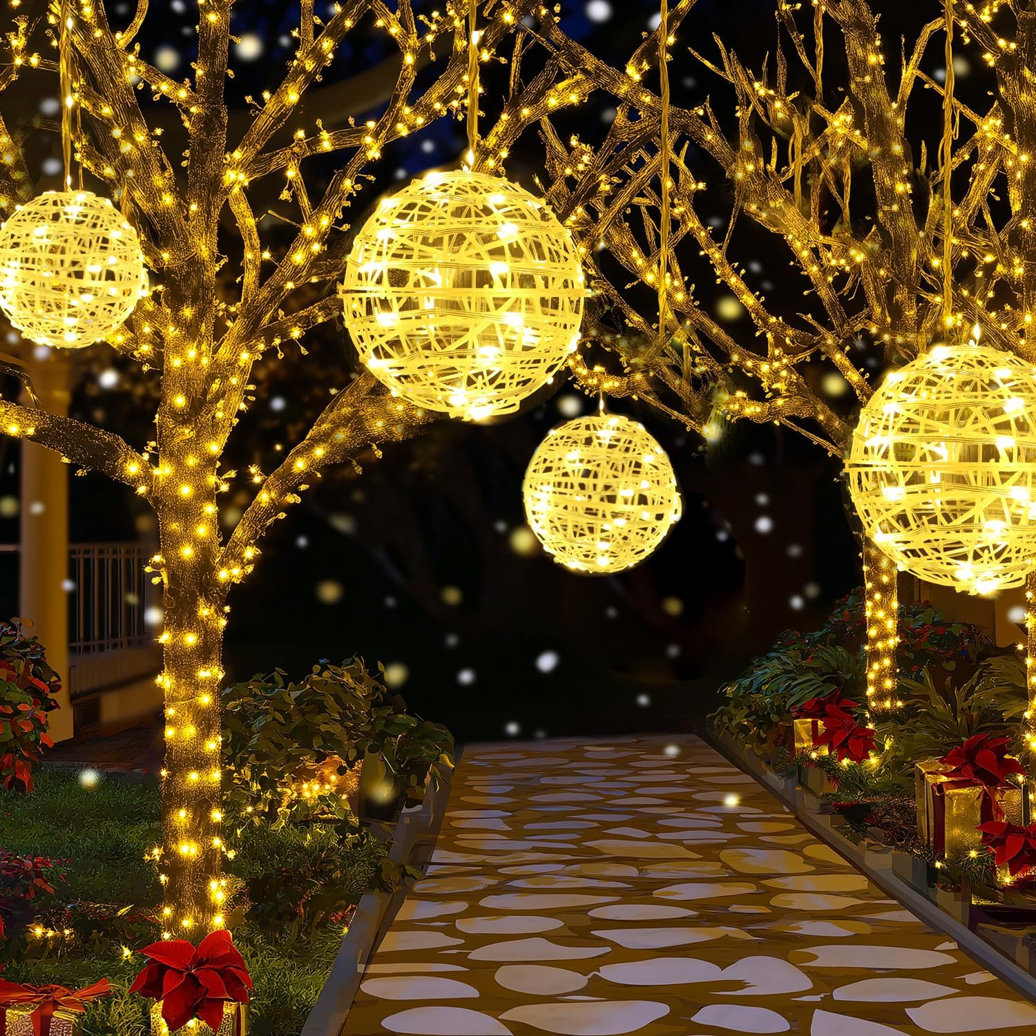 Da Light Set 4 Luci Sfera LED per Esterni Ø 20cm - immagine 1