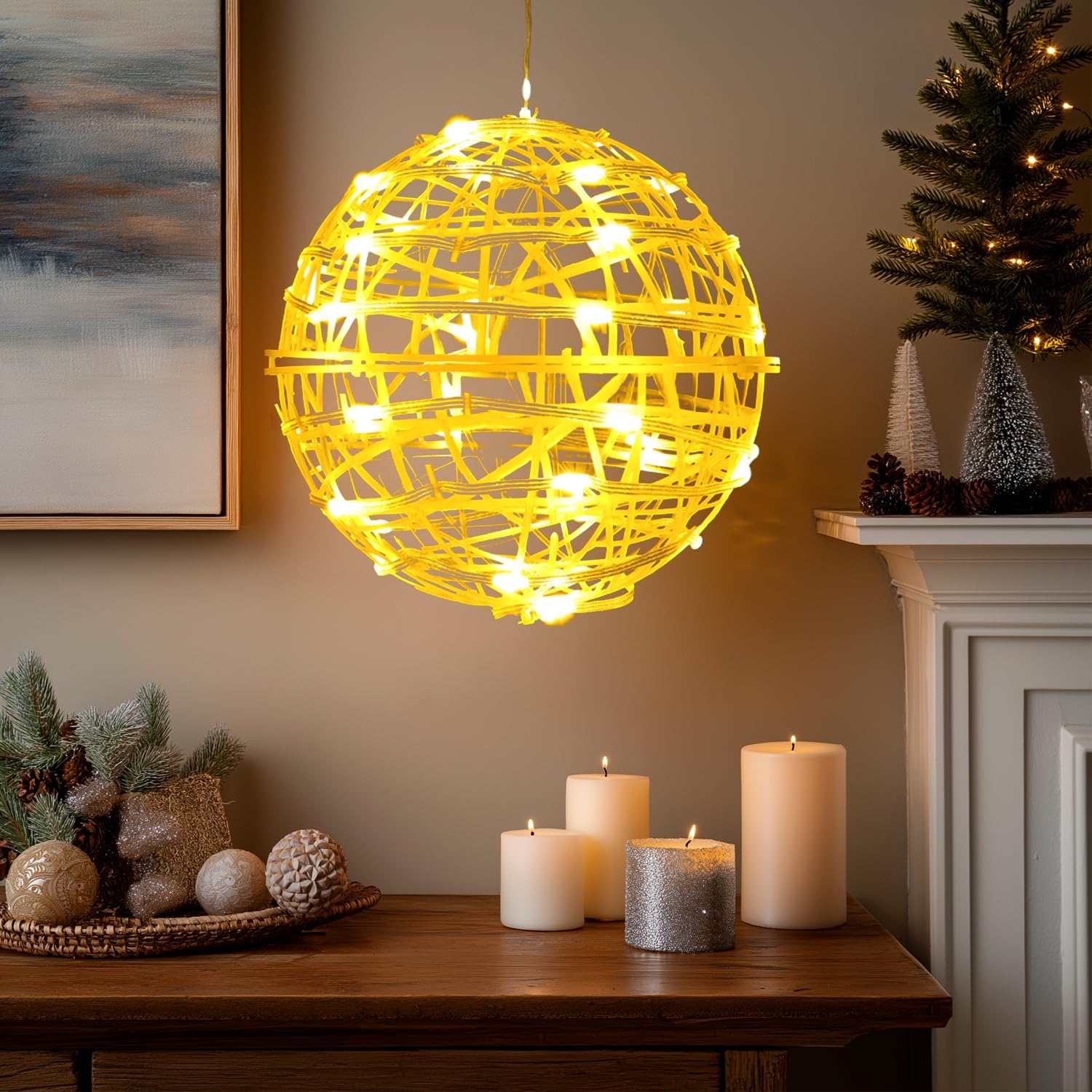 Da Light Set 4 Luci Sfera LED per Esterni Ø 20cm - immagine 2