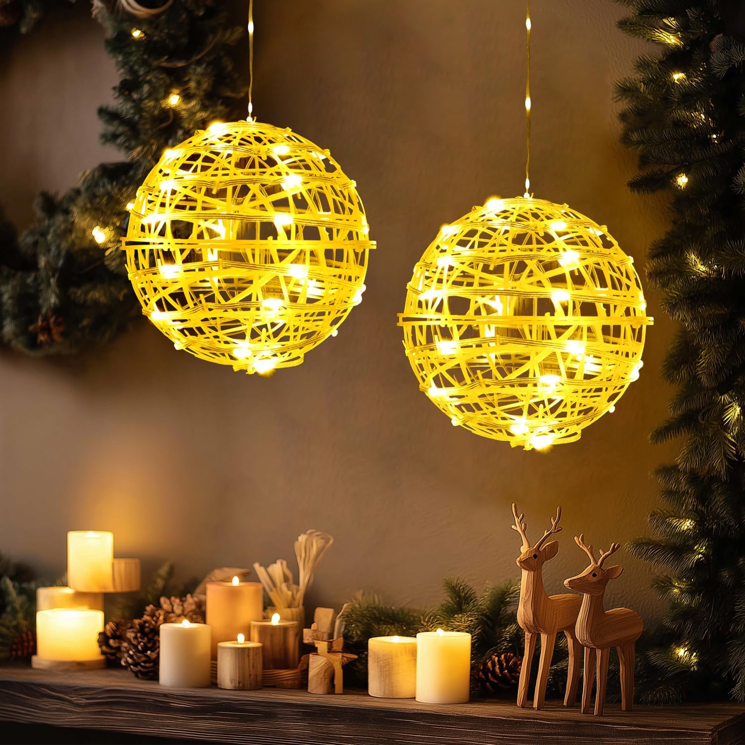 Da Light Set 4 Luci Sfera LED per Esterni Ø 20cm - immagine 3