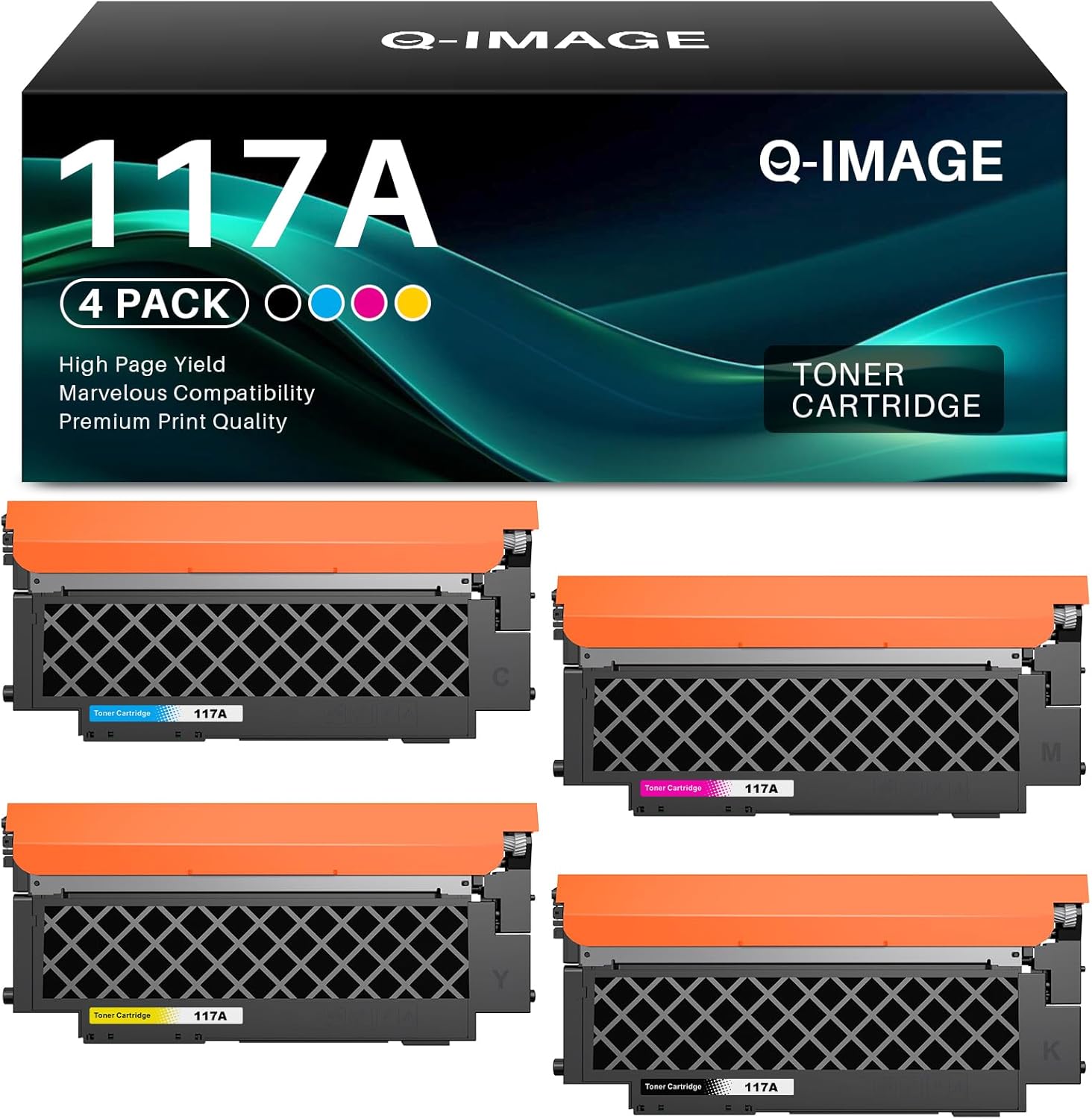 Q-image Toner compatibile HP 117A (4-Pack) - immagine 1