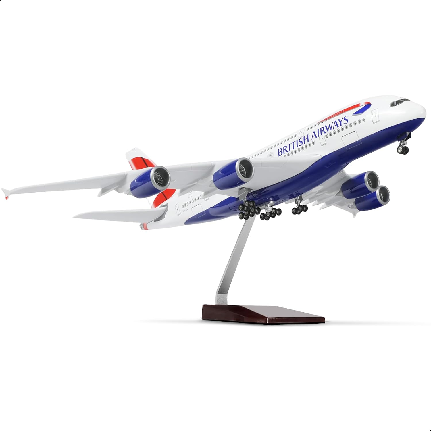 QIYUMOKE 1/160 British A380 - Modellino Aereo Airbus - immagine 1