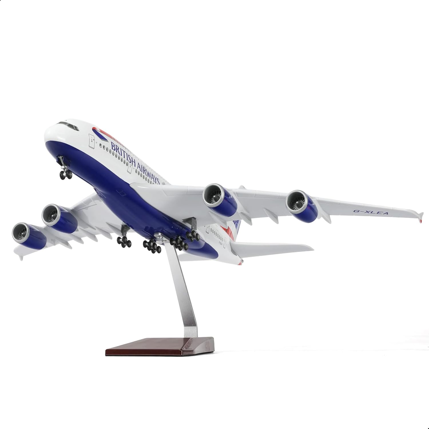 QIYUMOKE 1/160 British A380 - Modellino Aereo Airbus - immagine 6