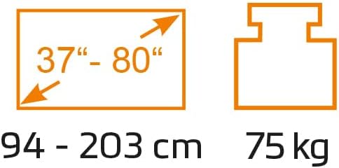 my wall HE7-1L - Supporto Parete TV con Livella Integrata - immagine 5