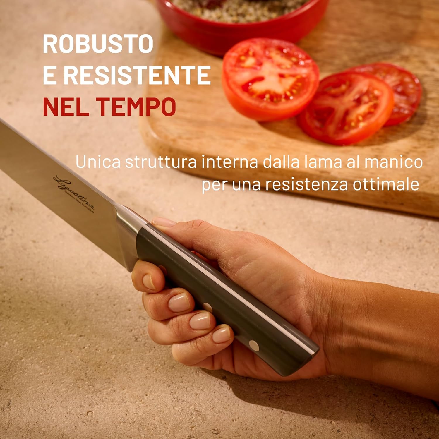 Lagostina Virtuoso - Coltello da Pane 20cm - immagine 5