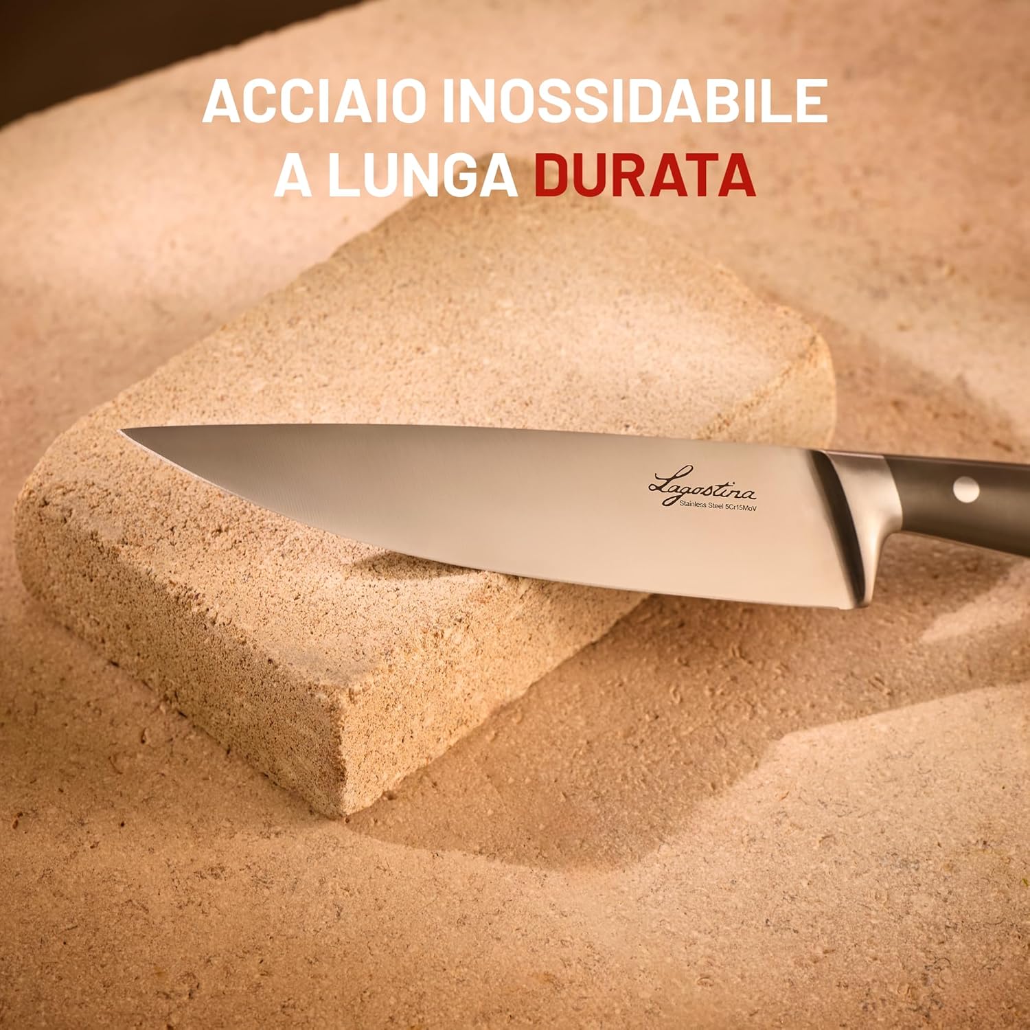 Lagostina Virtuoso - Coltello da Pane 20cm - immagine 6