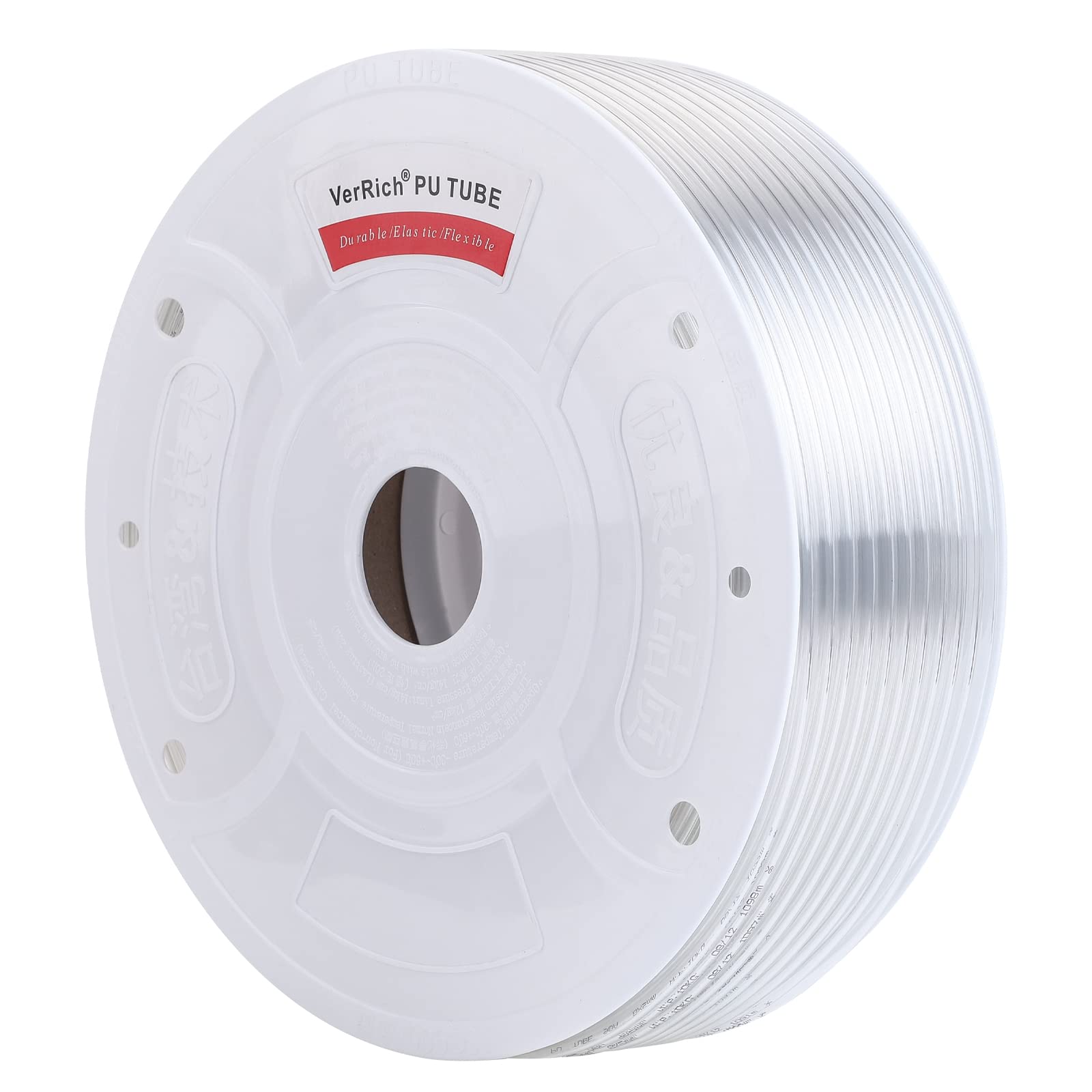 Verrich Tubo Aria Compressa in PU Trasparente 8mm x 5mm