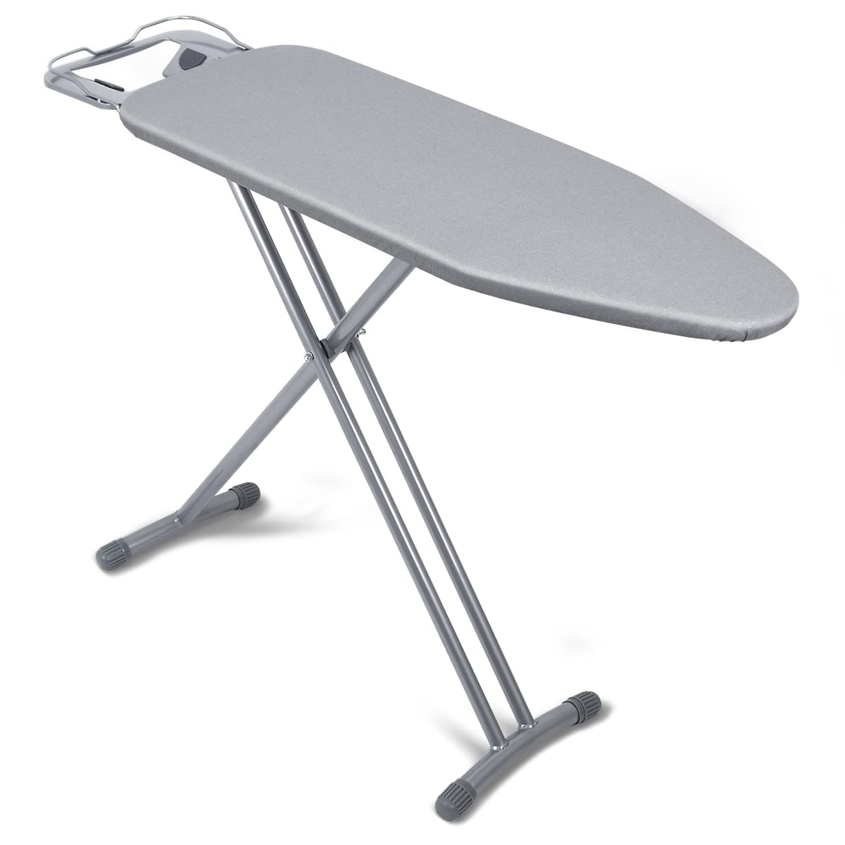 Duwee Asse da Stiro Pieghevole e Regolabile, Argento