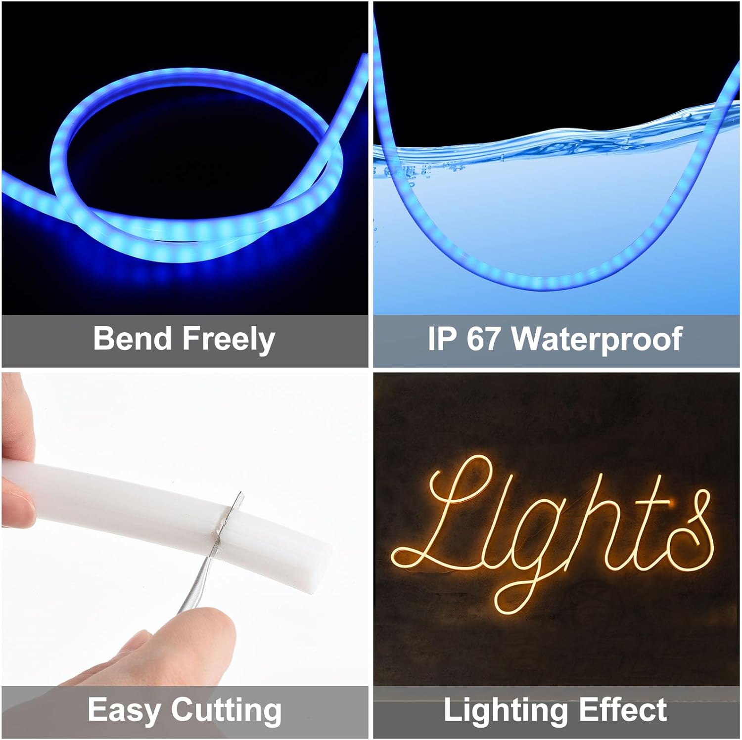 Patikil LED Diffusore Canale 5 Metri 10mm - immagine 4