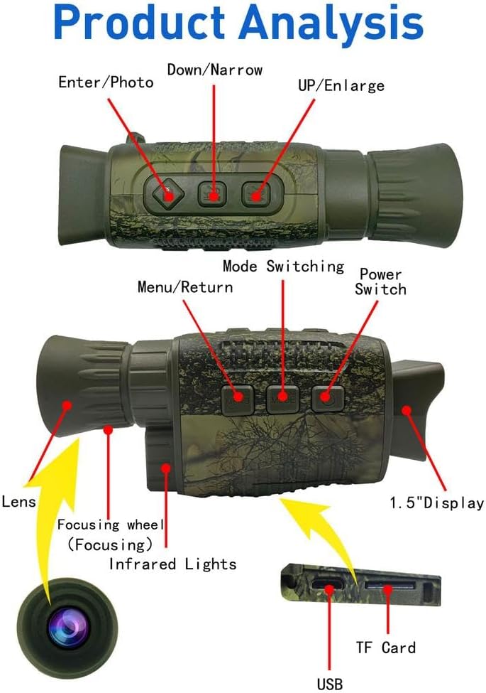 Zstar Monoculare 4K HD Visione Notturna - immagine 4