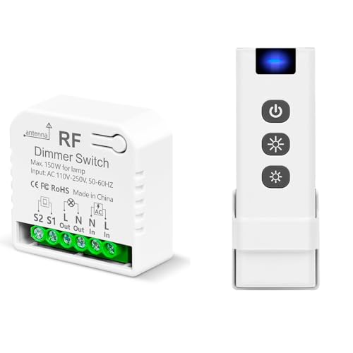Tedeligo Dimmer Interruttore Luce Senza Fili con Telecomando