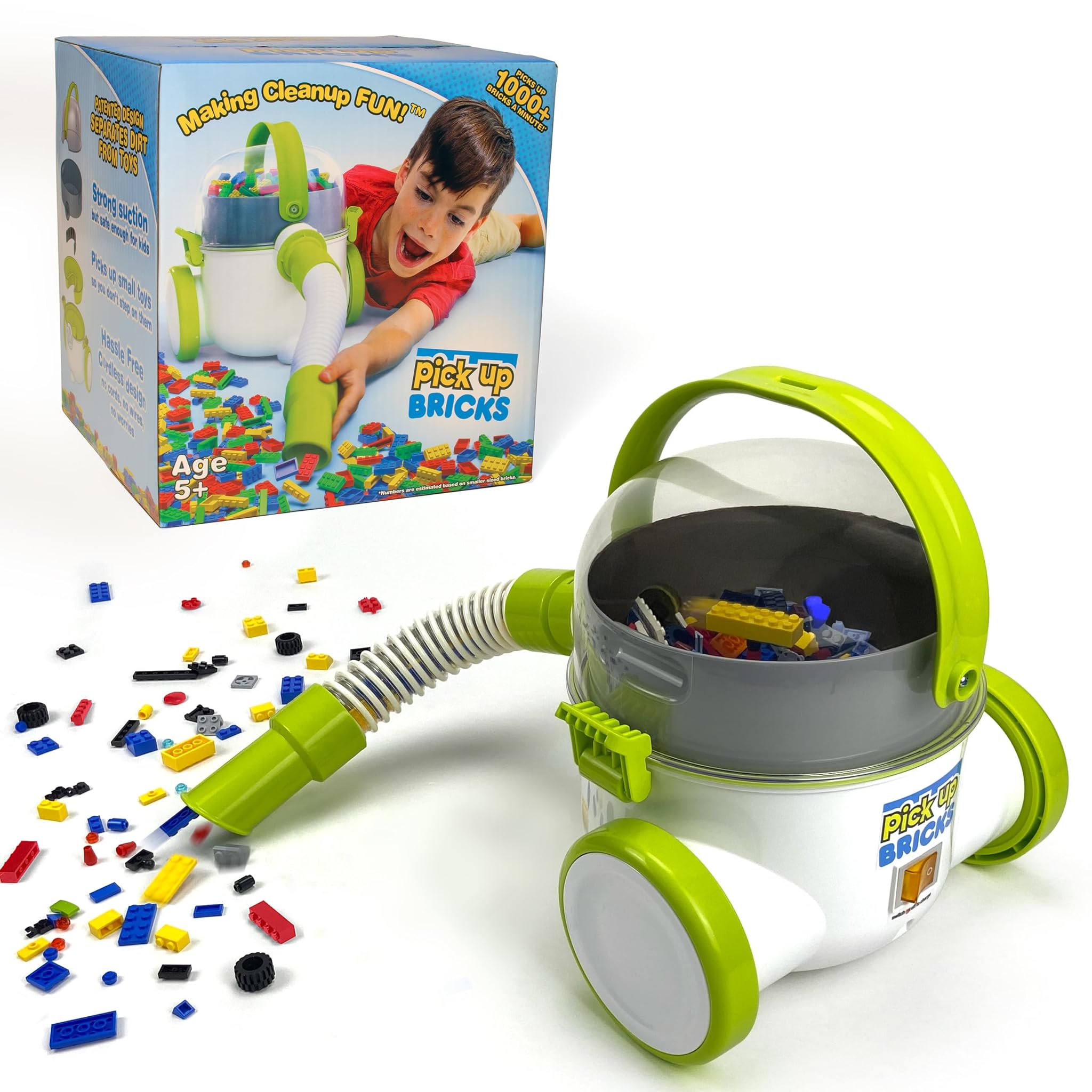 Pick Up Bricks - Aspirapolvere Giocattolo per Bambini