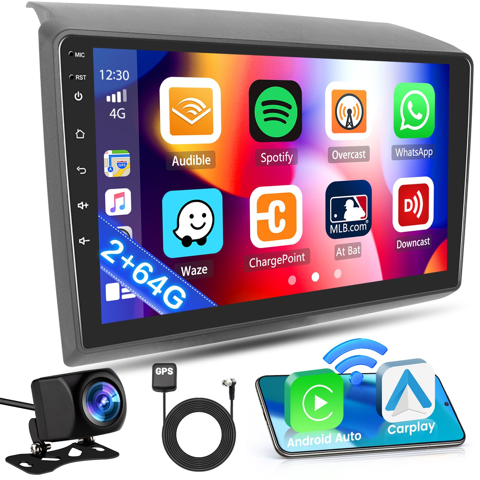 Autoradio Android 13 9" per Fiat Ducato/Citroën Jumper/Peugeot Boxer