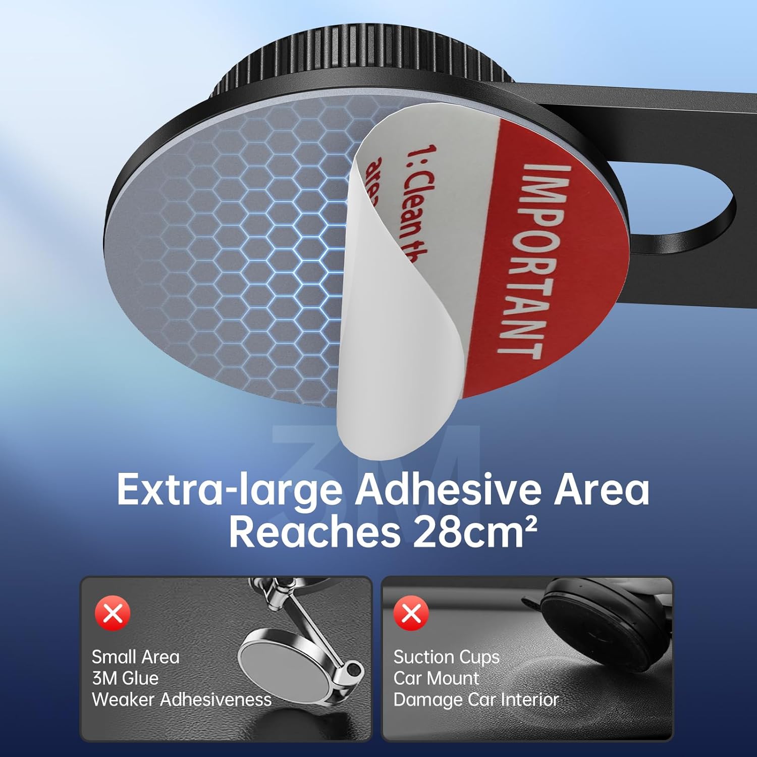 Syncwire Porta Cellulare Auto Universale Adesivo - immagine 2